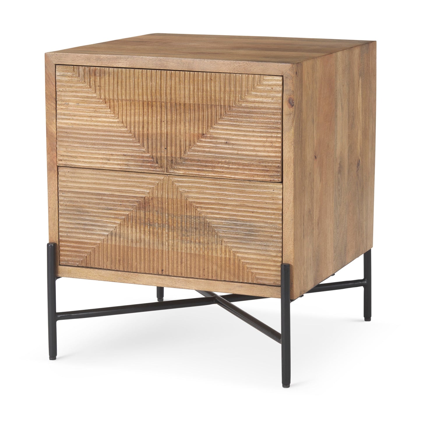 Table d'appoint en bois et fer de Cordoue