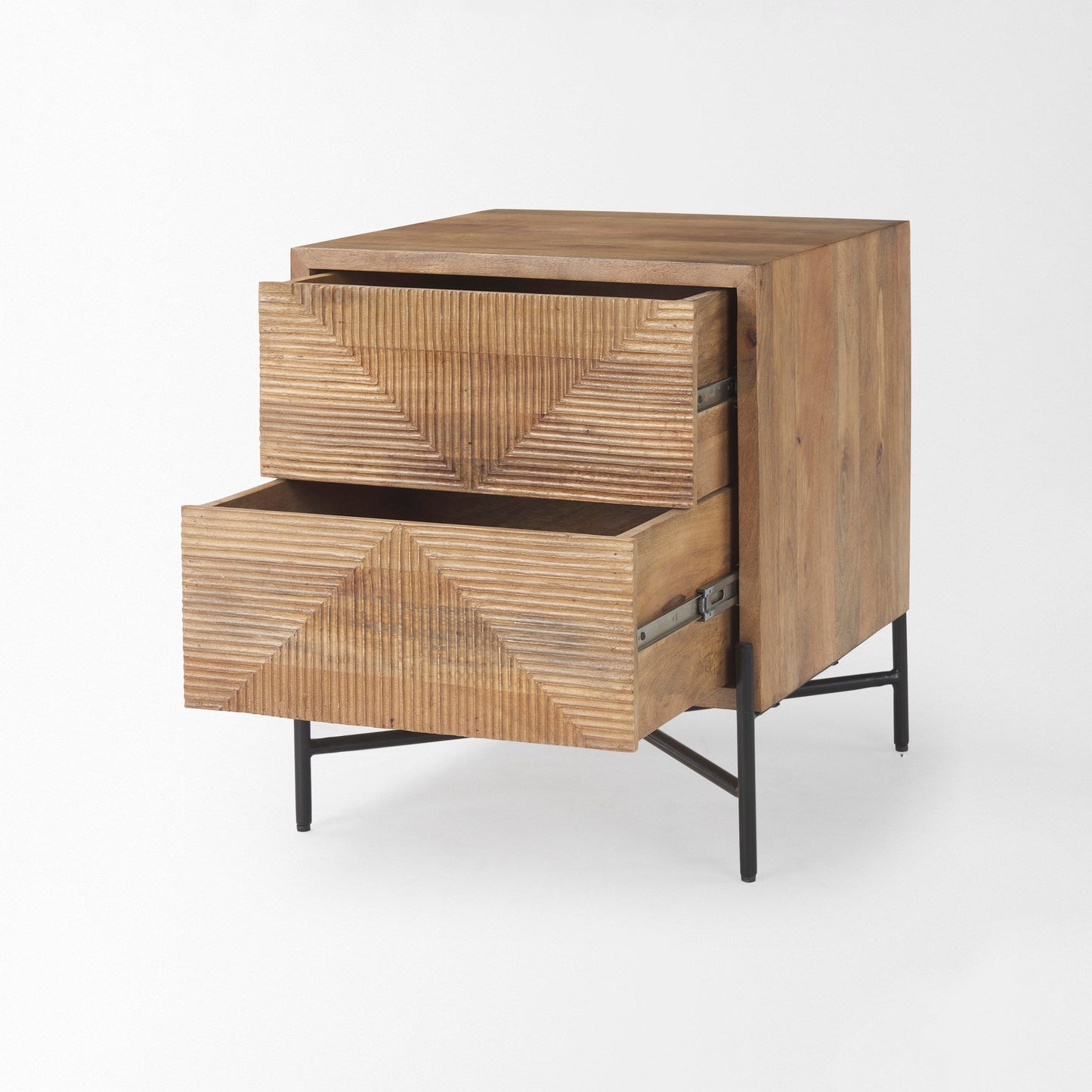 Table d'appoint en bois et fer de Cordoue