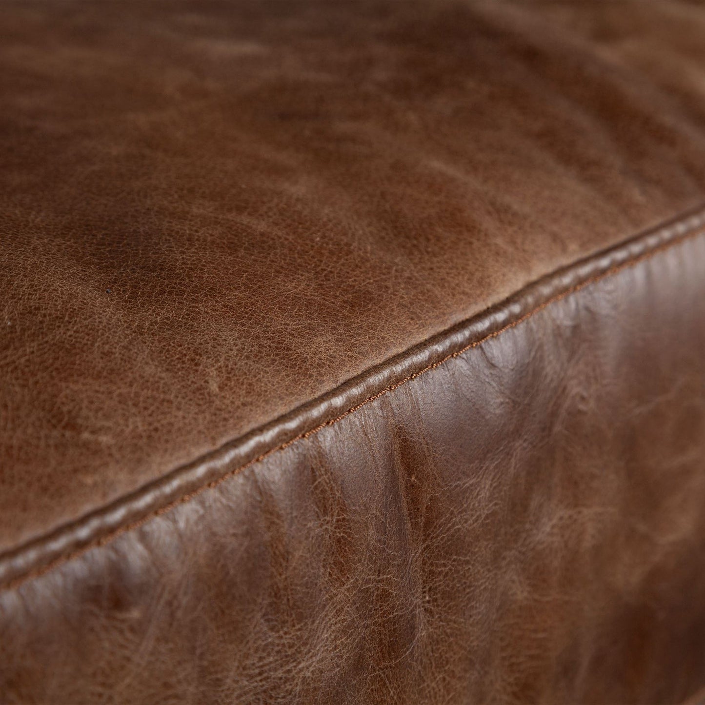 Canapé Colter en cuir marron de 82 pouces