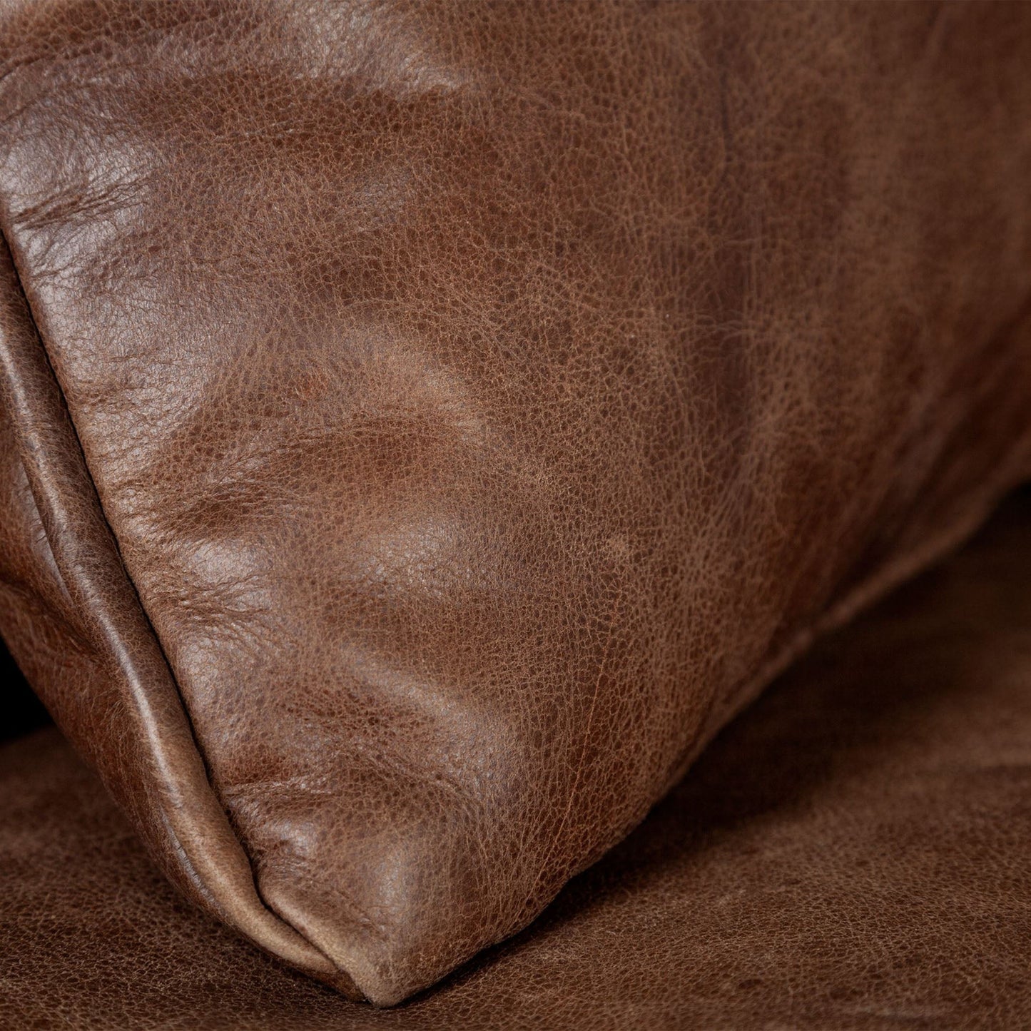 Canapé Colter en cuir marron de 82 pouces
