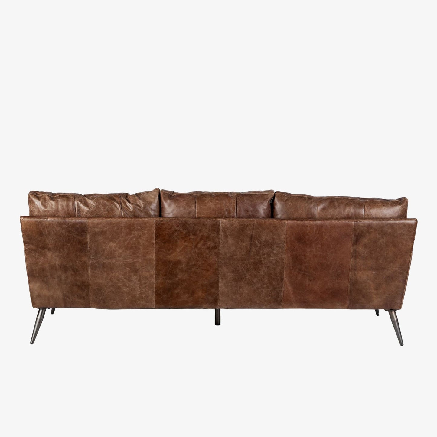 Canapé Colter en cuir marron de 82 pouces