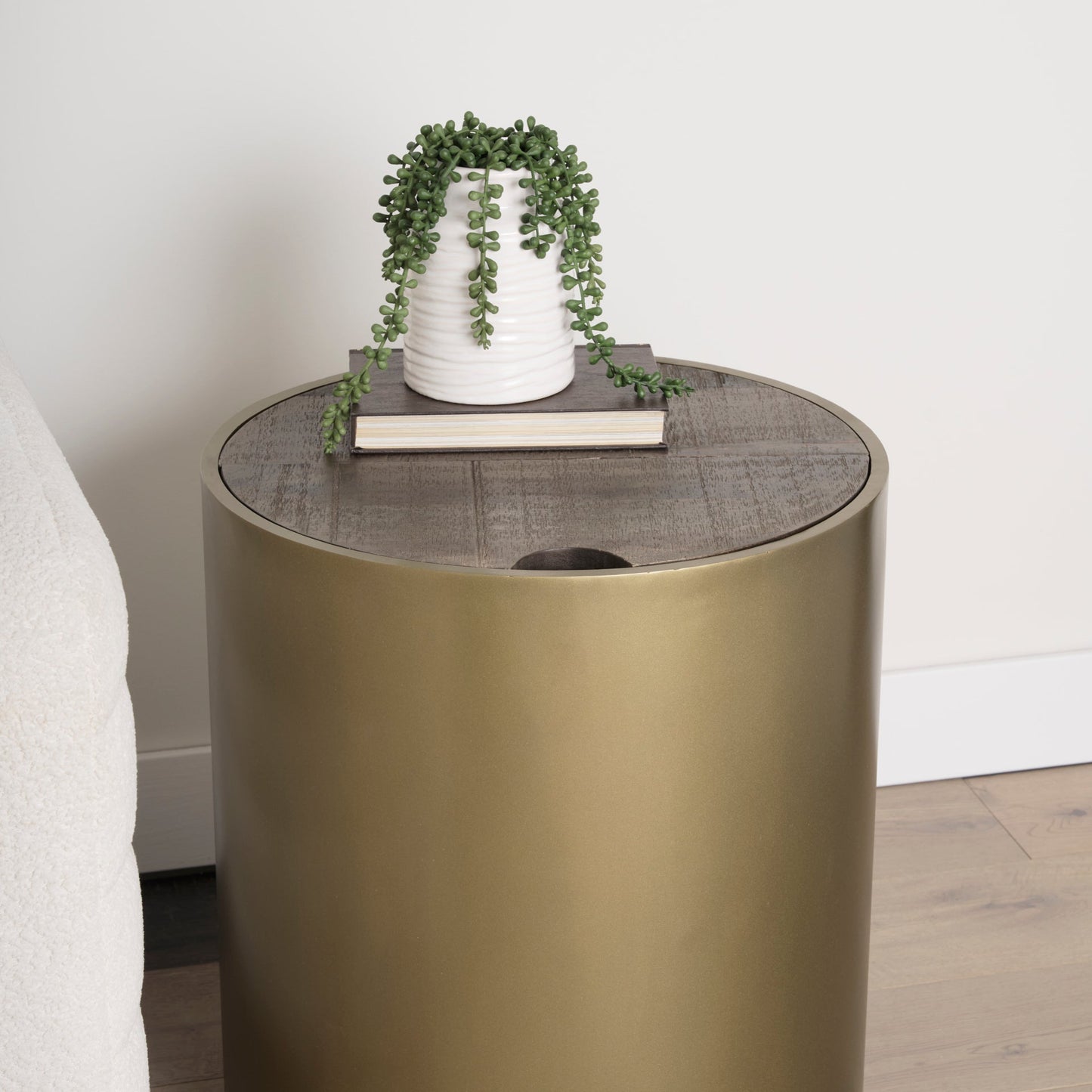 Table d'appoint Aurora en or