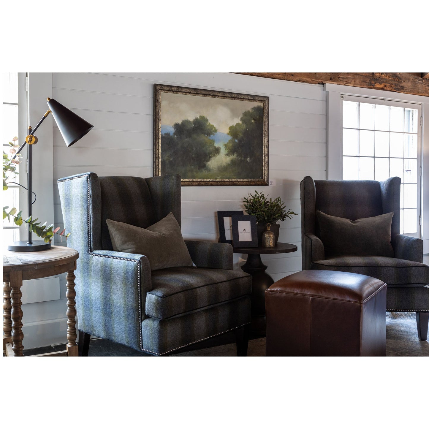 Fauteuil à oreilles Eliot en Birkdale Moss