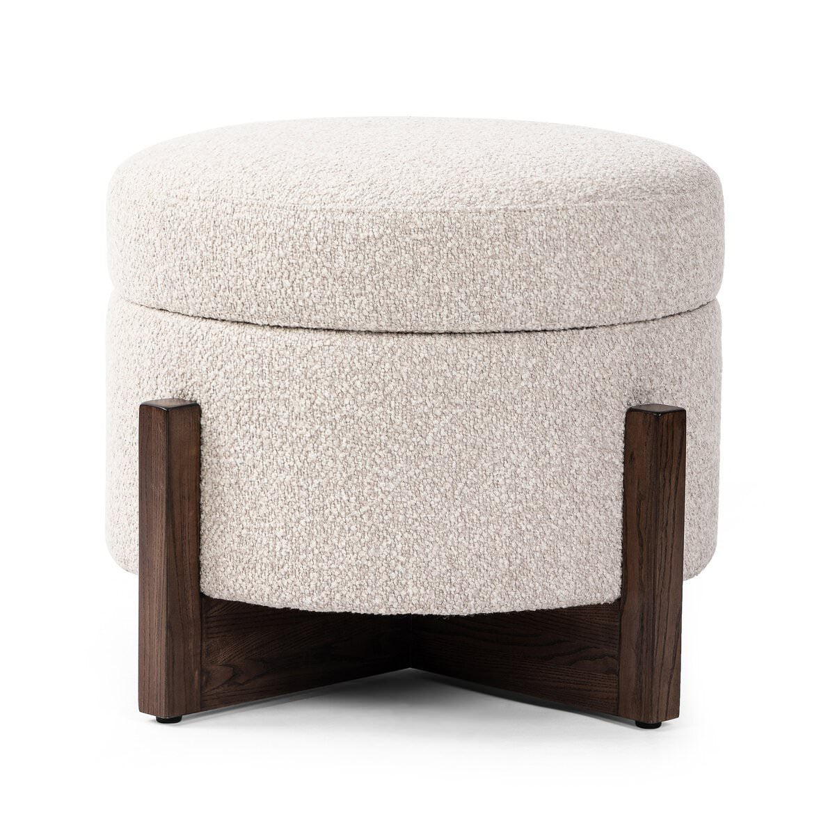 Pouf de rangement Four Hands Esben en Sattley Fog