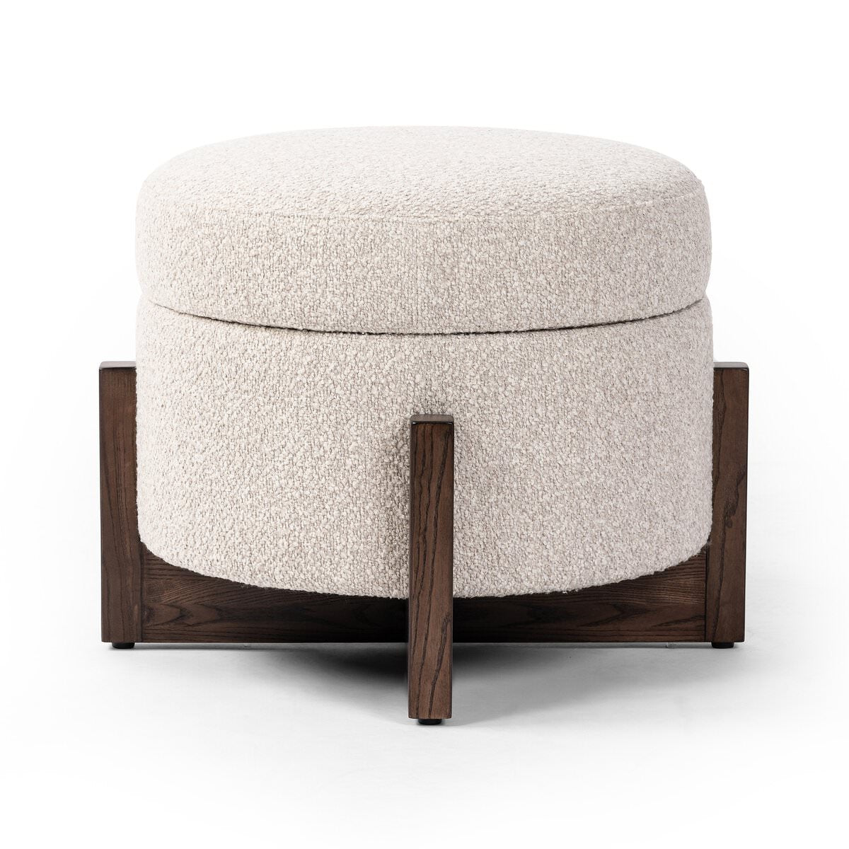 Pouf de rangement Four Hands Esben en Sattley Fog
