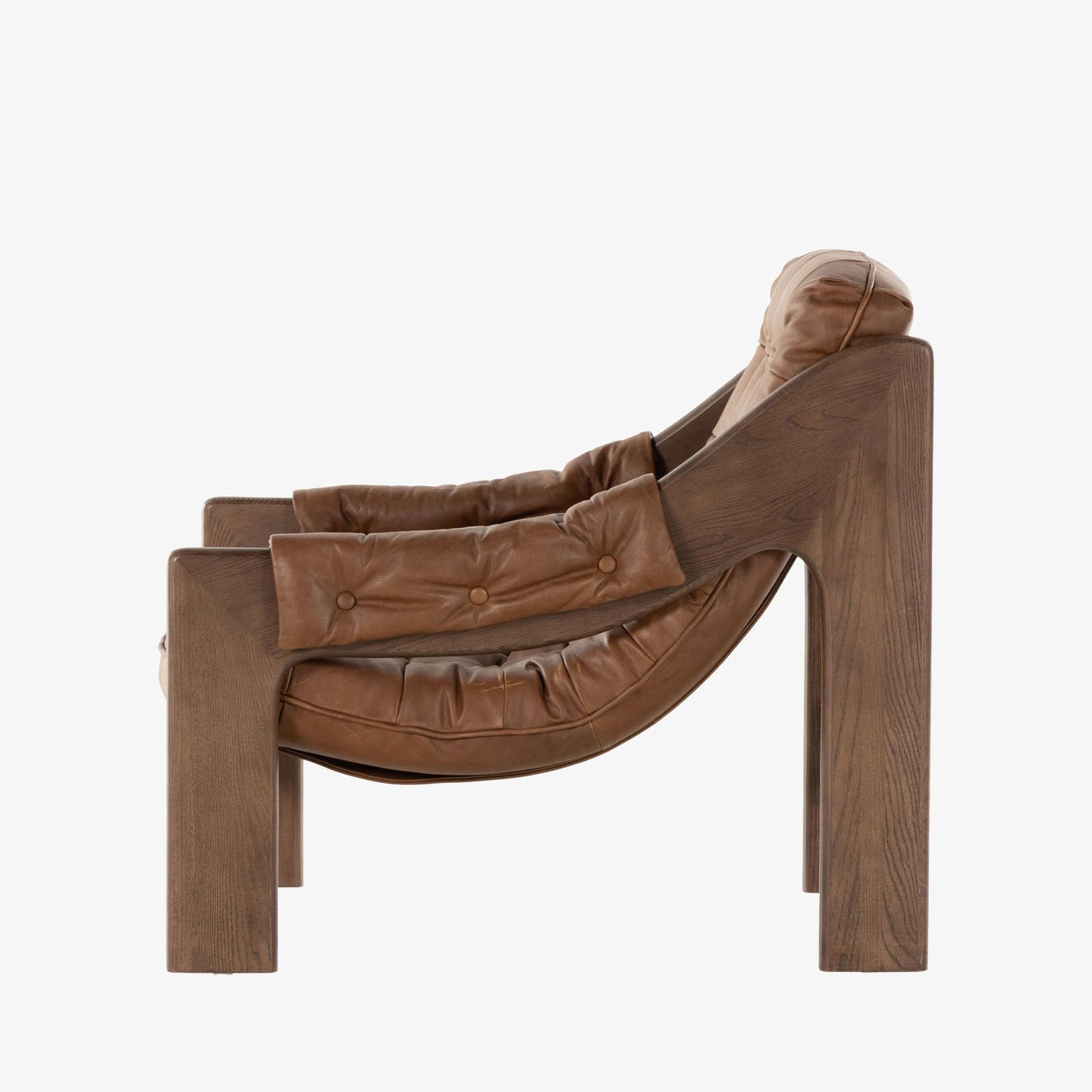 Chaise Halston à quatre mains en Sienna Heirloom