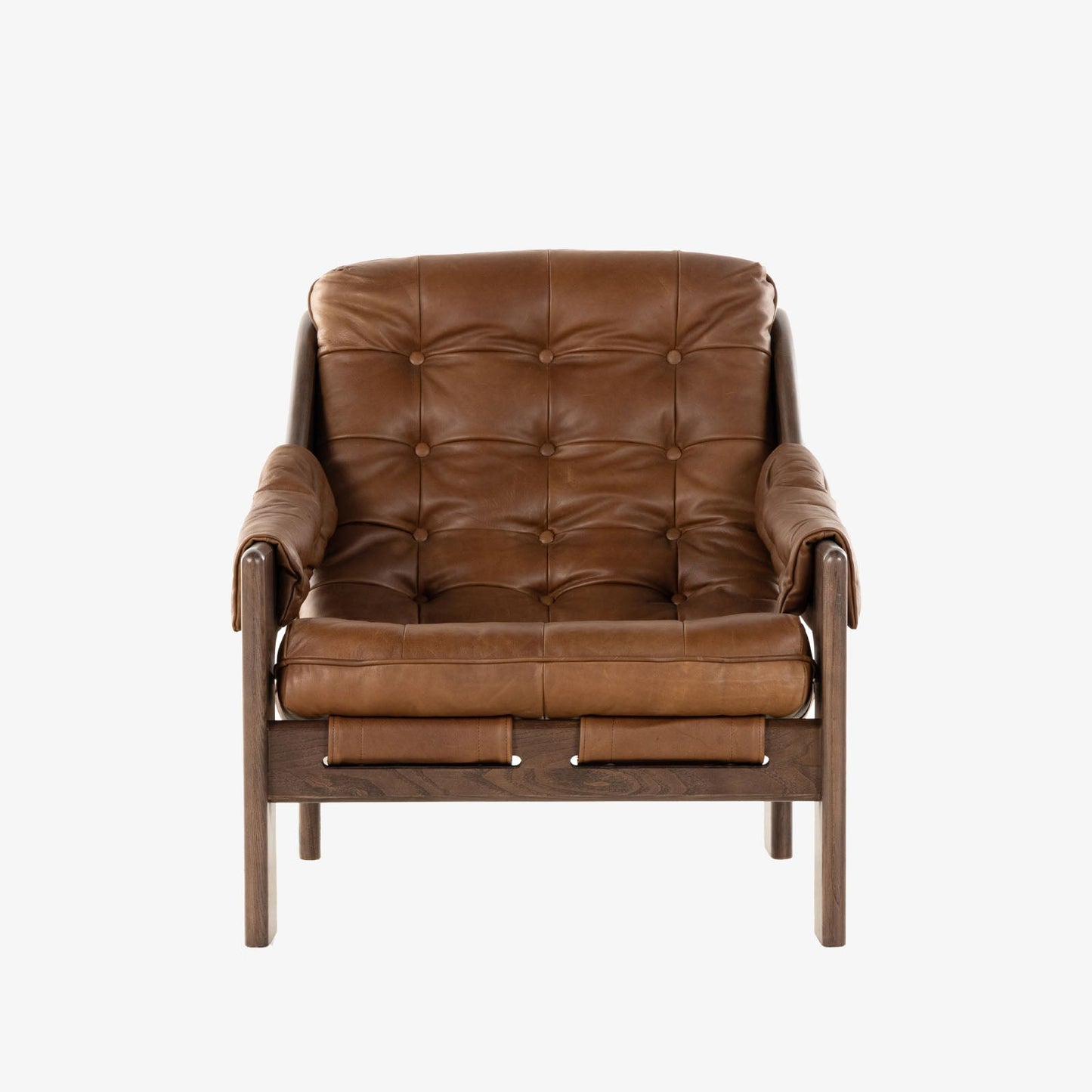 Chaise Halston à quatre mains en Sienna Heirloom
