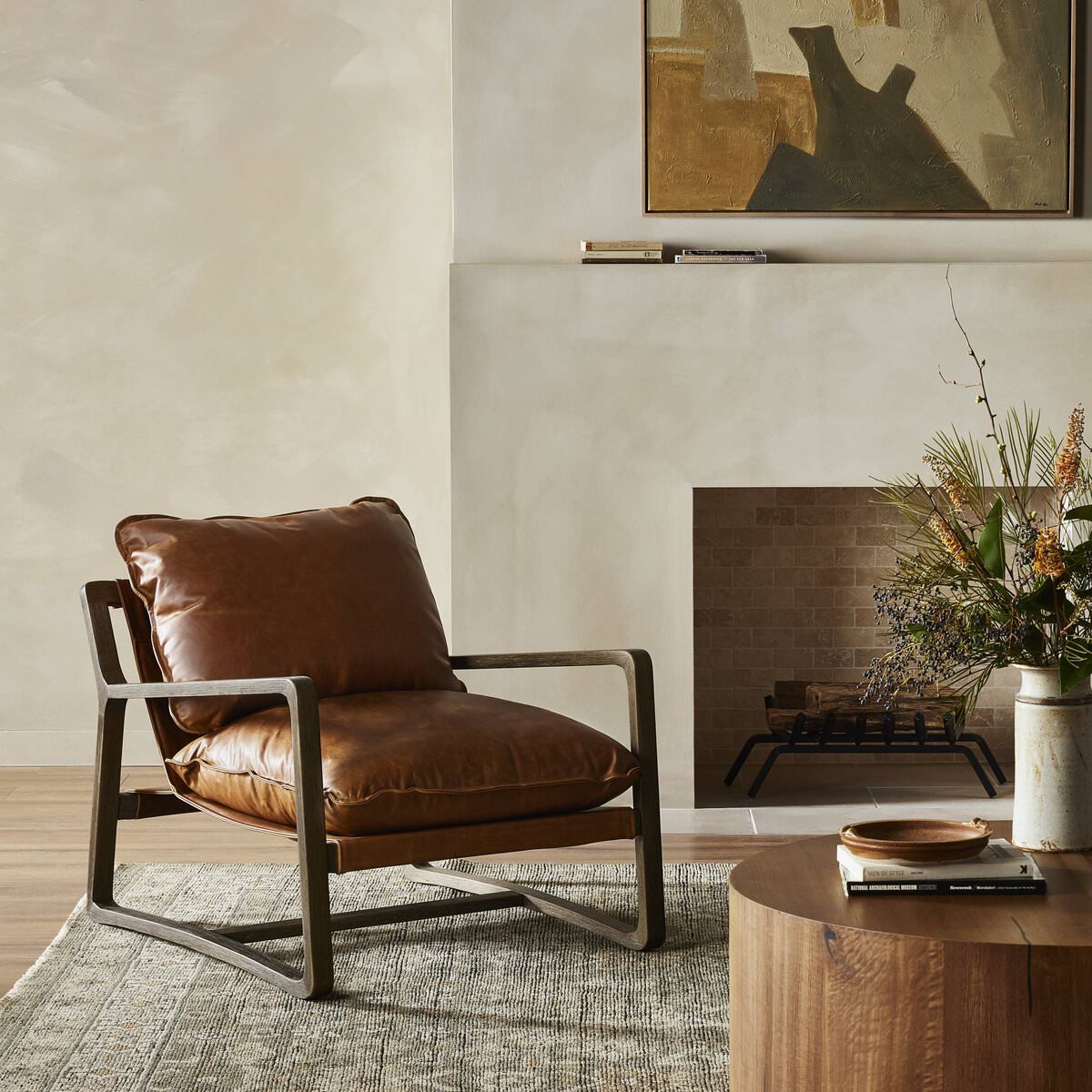 Chaise Four Hands Ace en châtaignier de Raleigh
