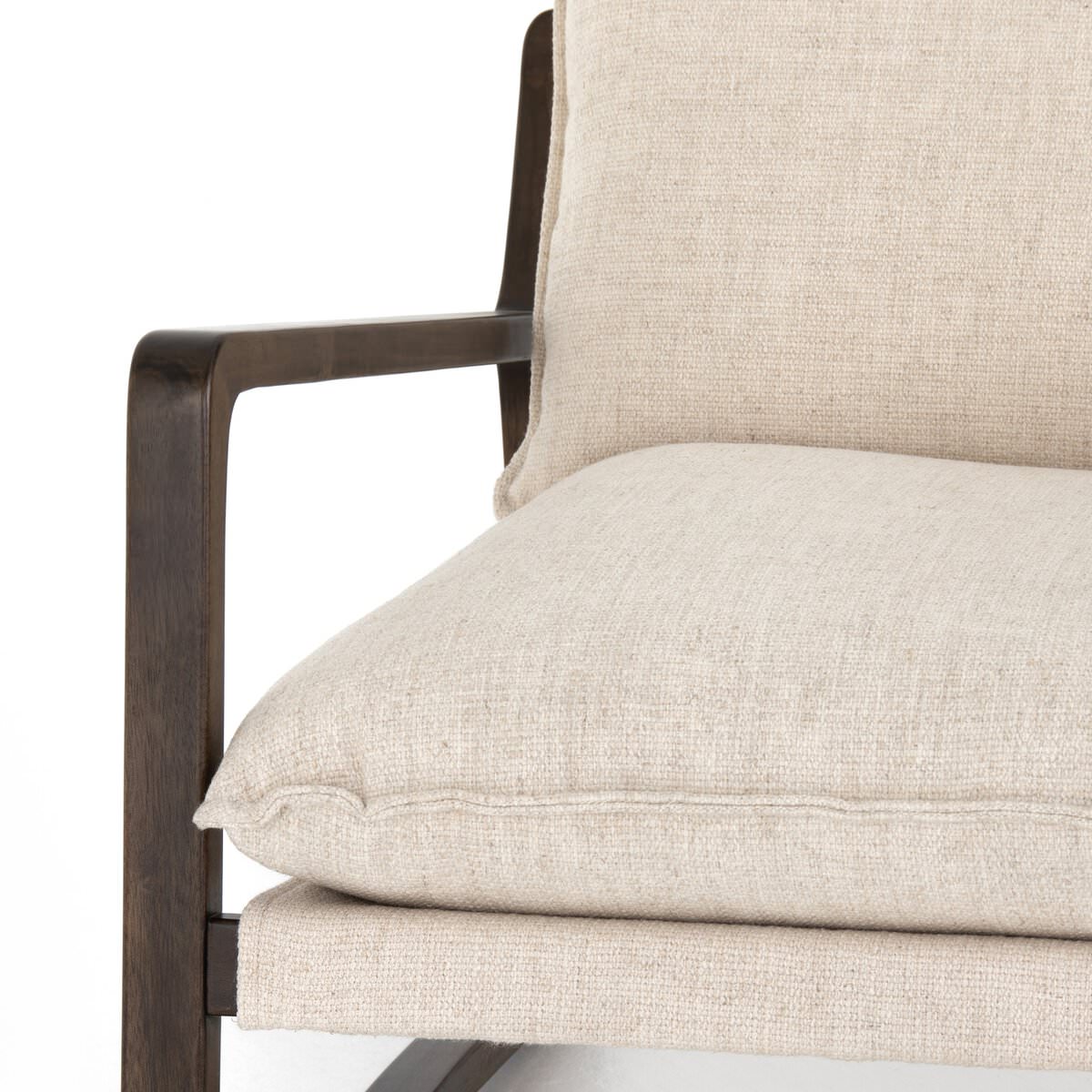 Chaise Four Hands Ace en crème Thames