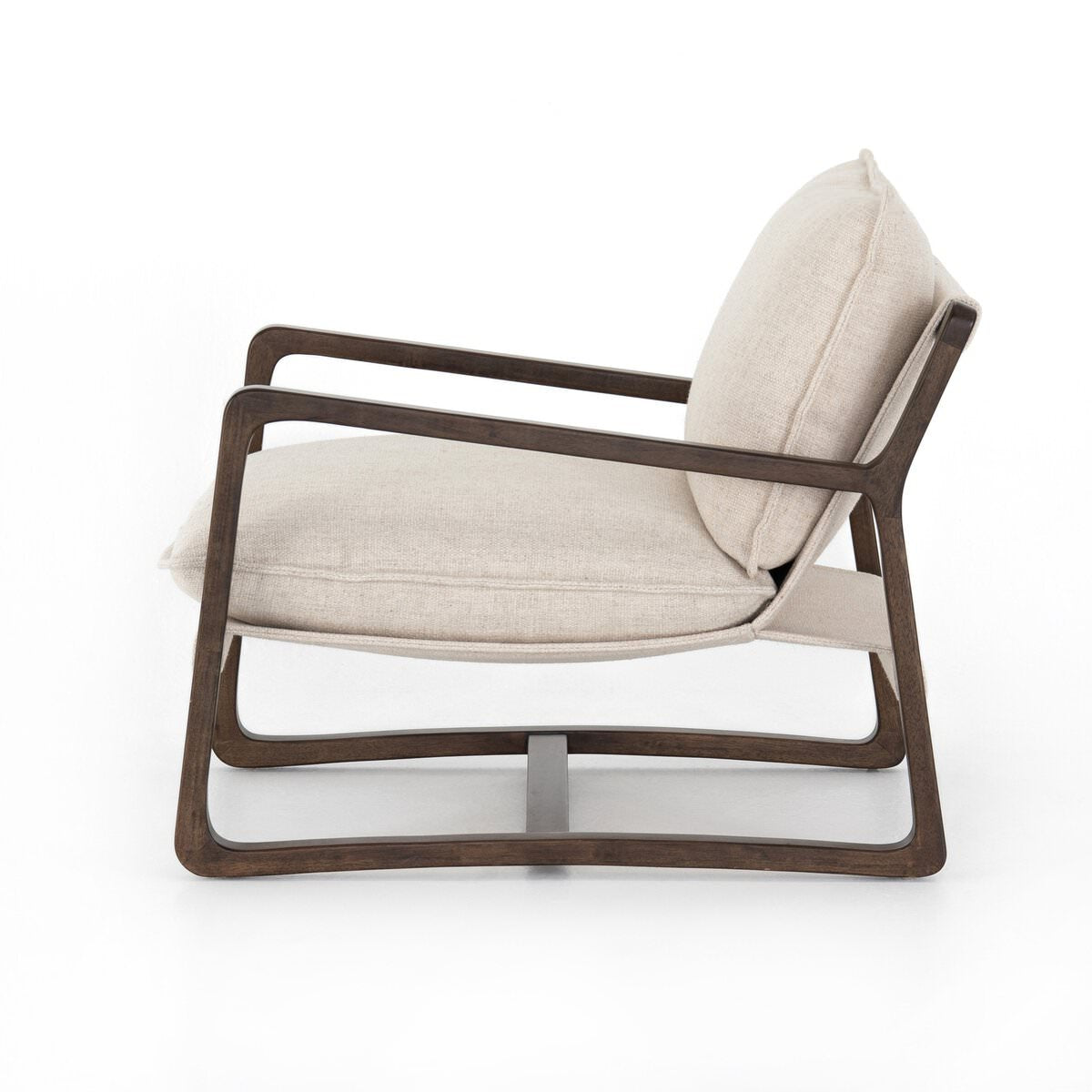 Chaise Four Hands Ace en crème Thames