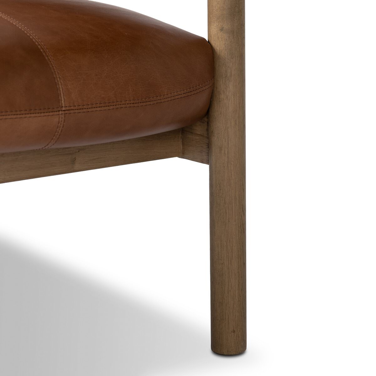 Chaise Adaline à quatre mains en châtaignier de Sonoma