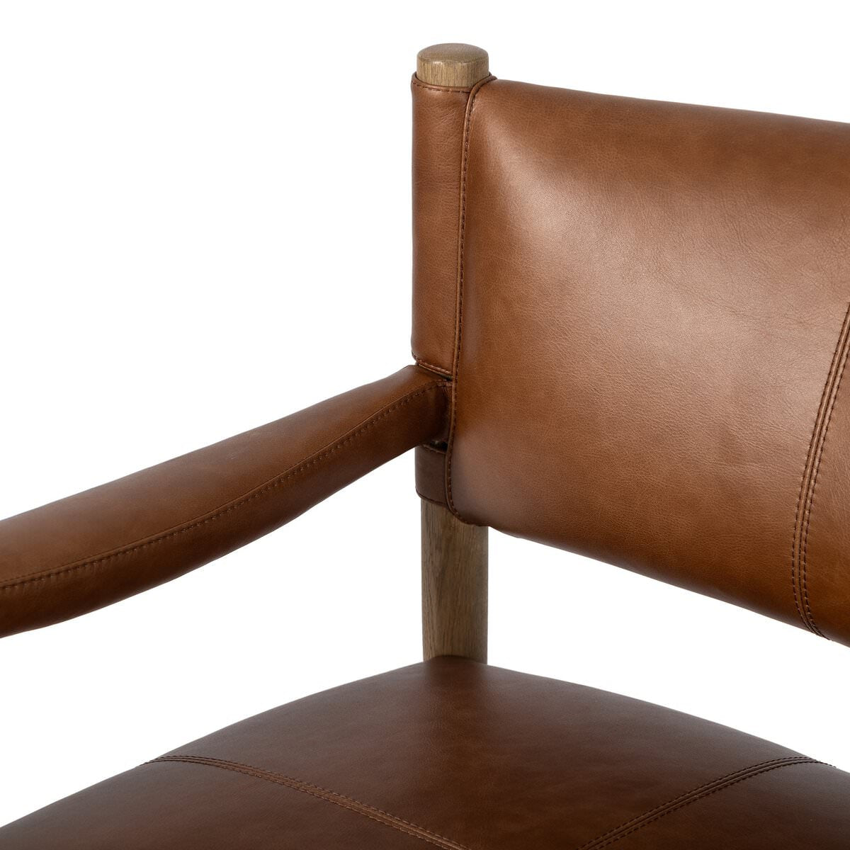 Chaise Adaline à quatre mains en châtaignier de Sonoma