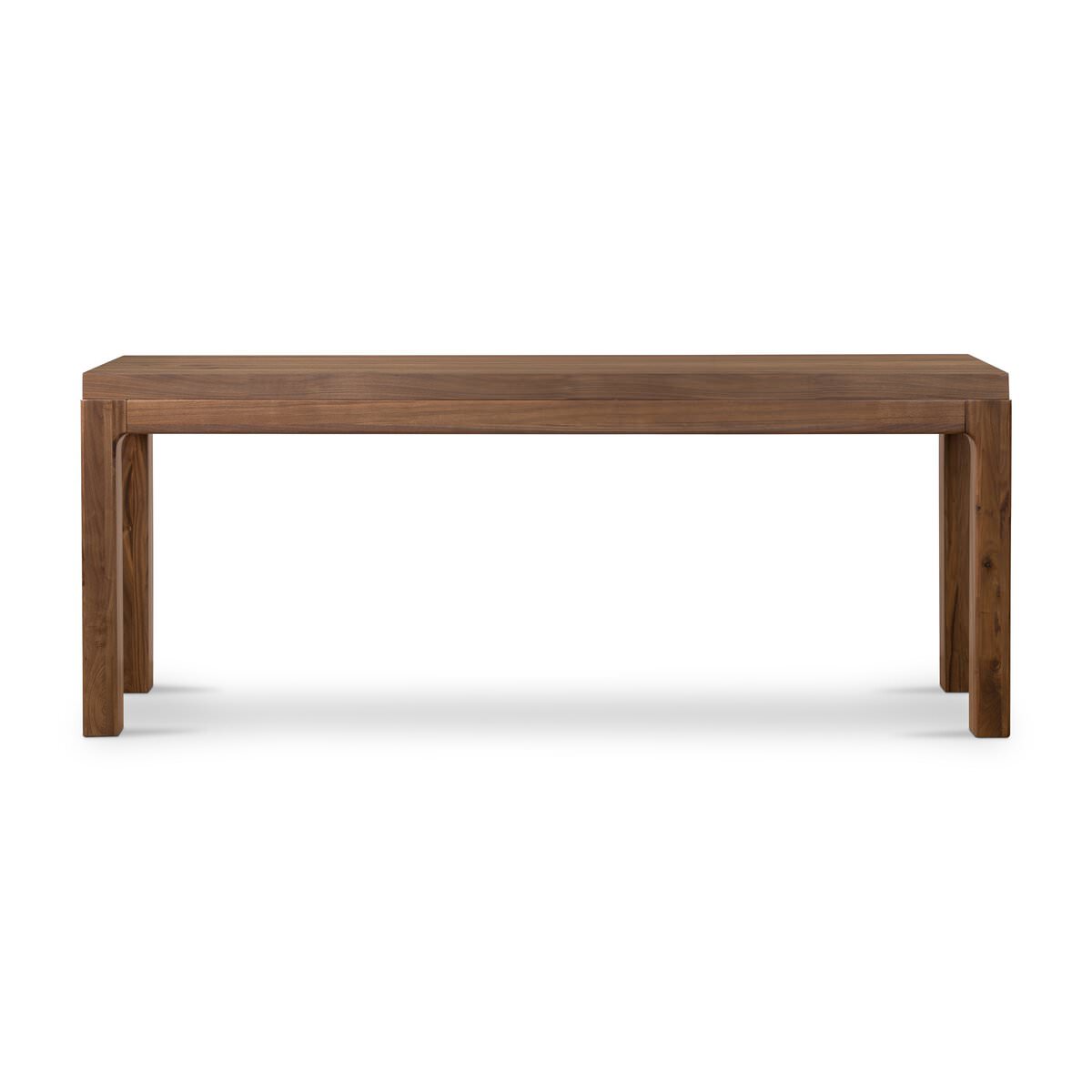 Console Arturo à quatre mains en placage de noyer naturel