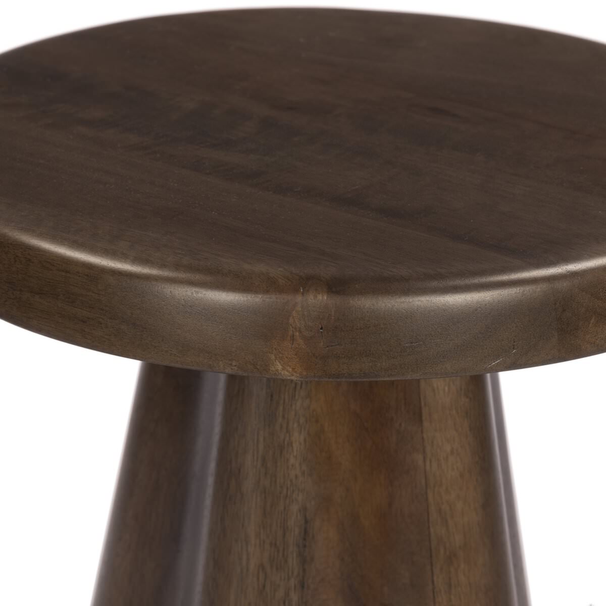Table d'appoint Jinx à quatre mains en mangue fauve