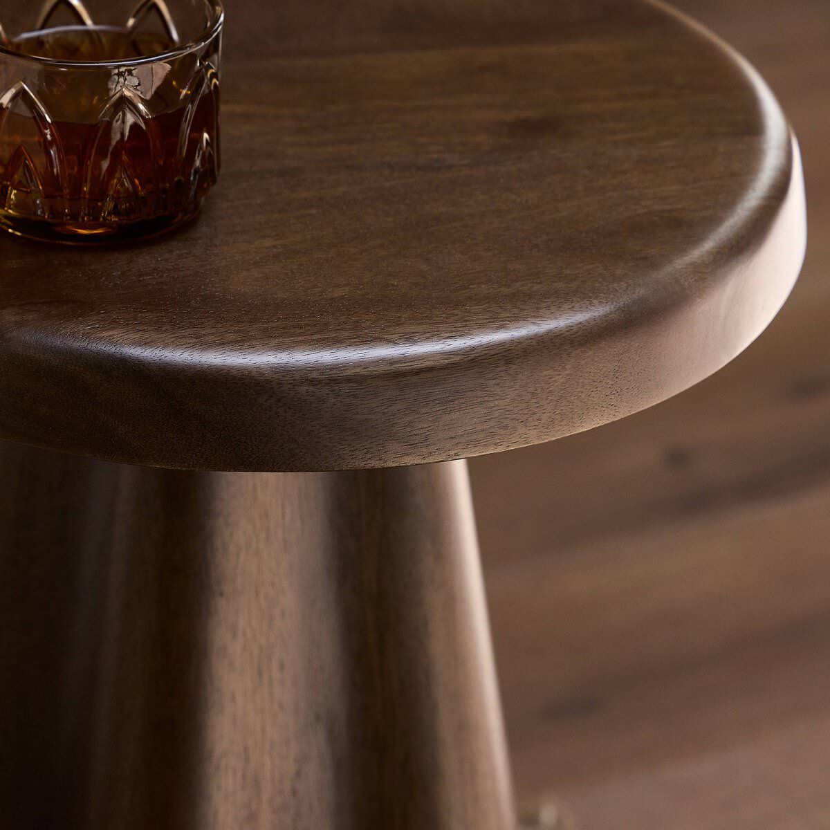 Table d'appoint Jinx à quatre mains en mangue fauve