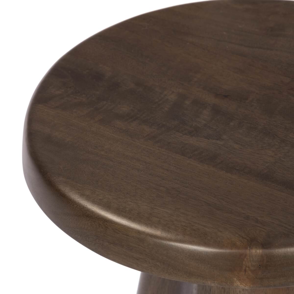 Table d'appoint Jinx à quatre mains en mangue fauve