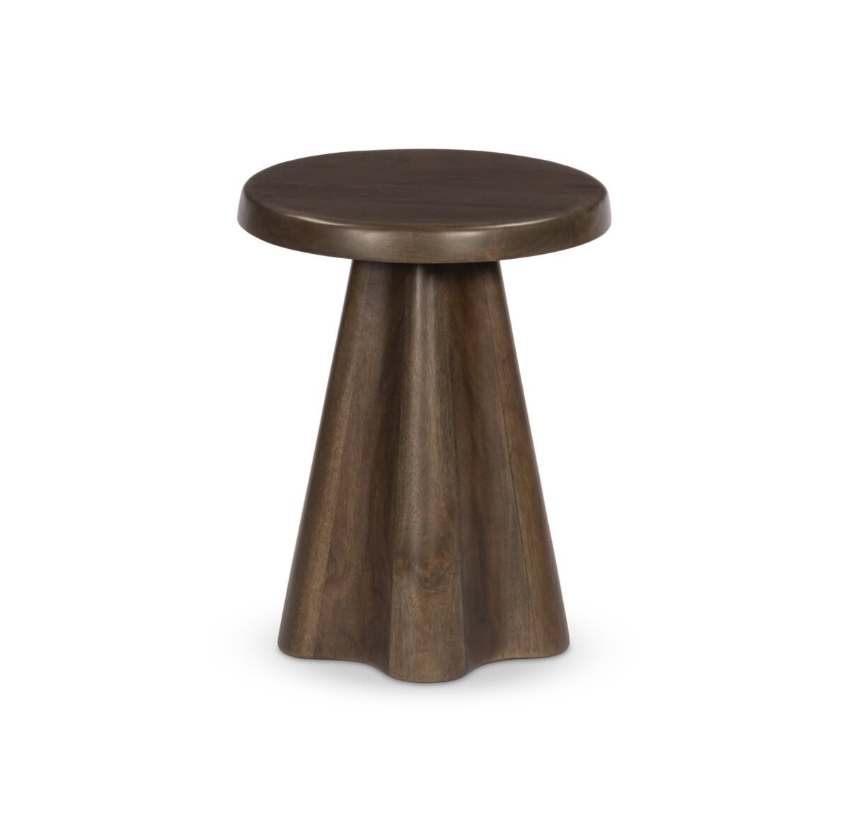 Table d'appoint Jinx à quatre mains en mangue fauve