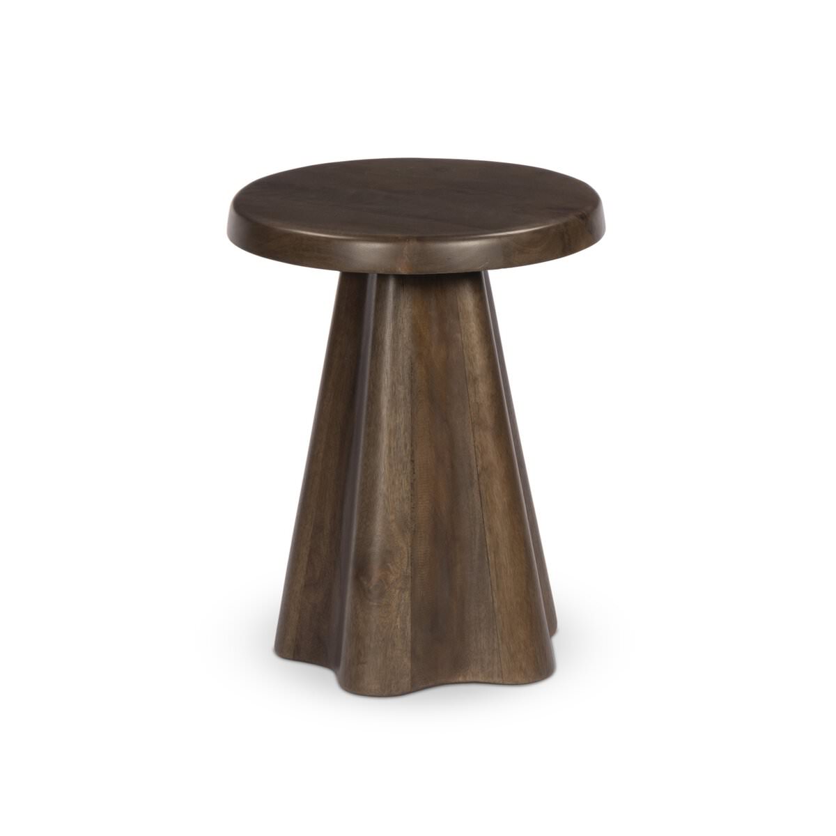 Table d'appoint Jinx à quatre mains en mangue fauve