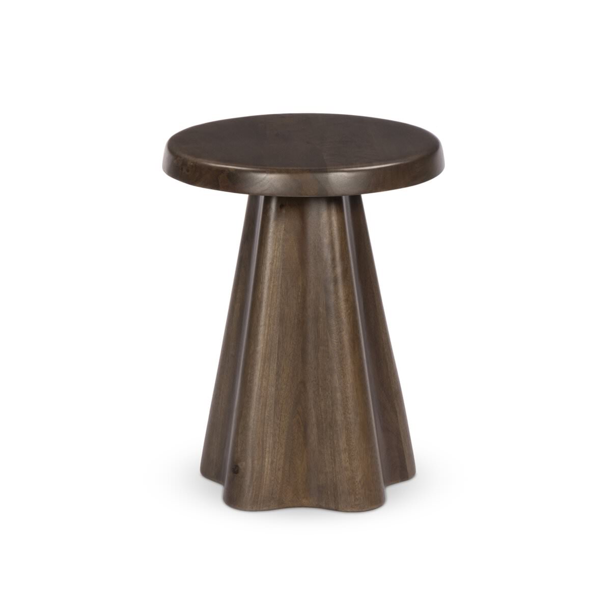 Table d'appoint Jinx à quatre mains en mangue fauve