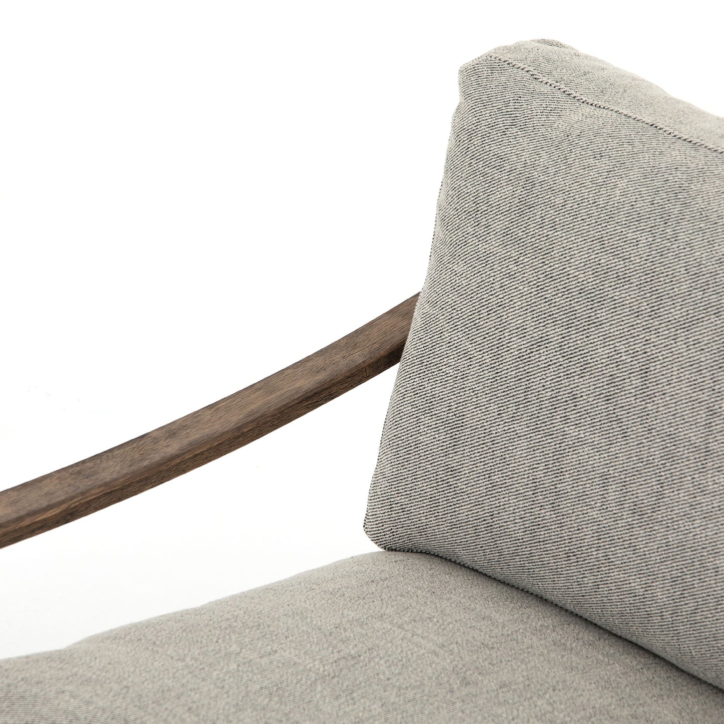 Chaise Kennedy Four Hands en gabardine grise