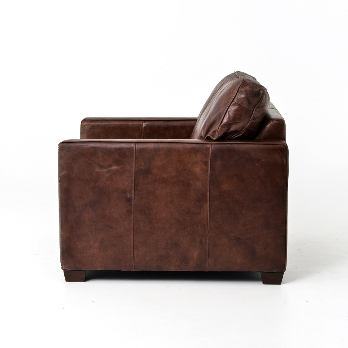 Fauteuil club Larkin à quatre mains en cigare