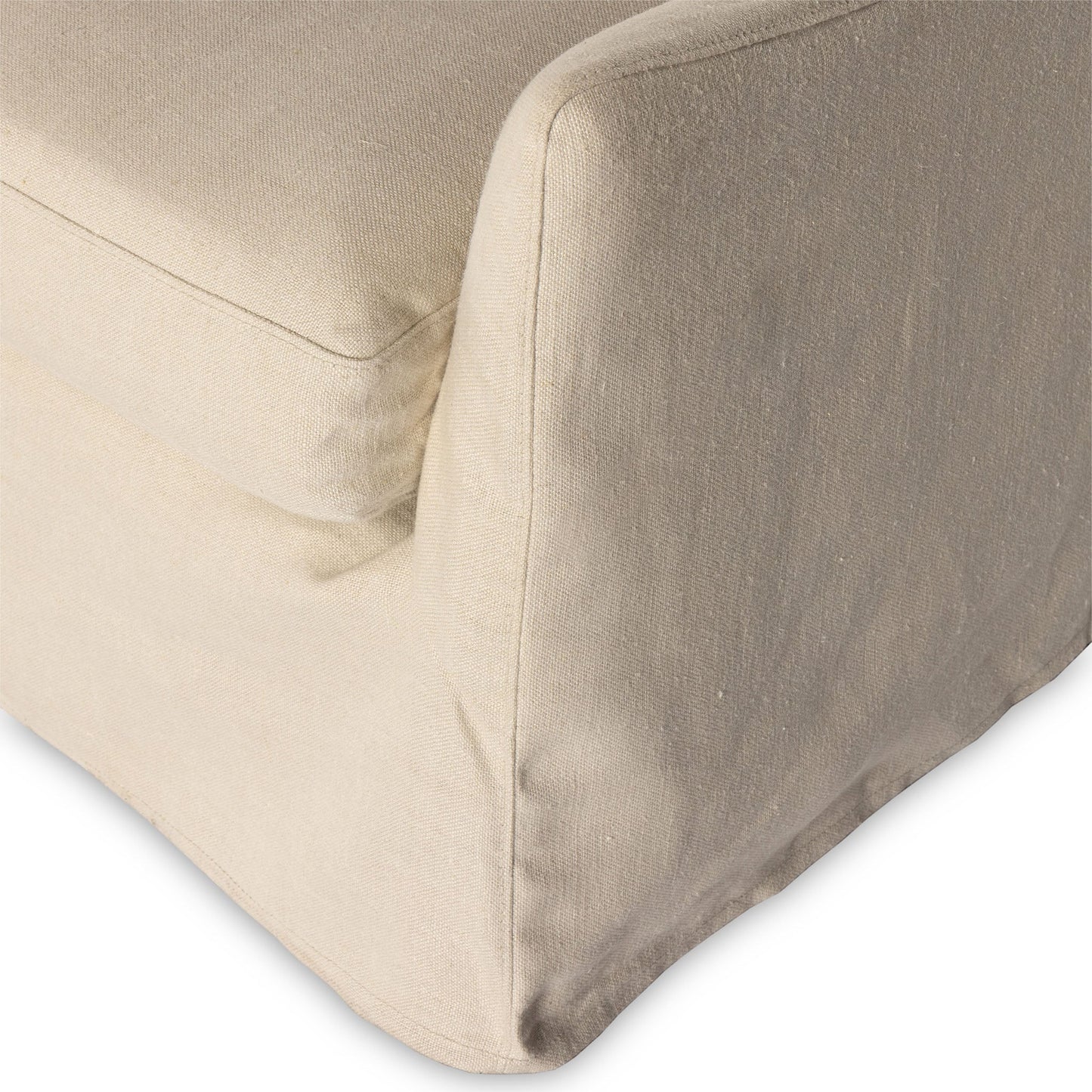 Housse pour chaise pivotante Four Hands Monette en couleur naturelle de Bruxelles