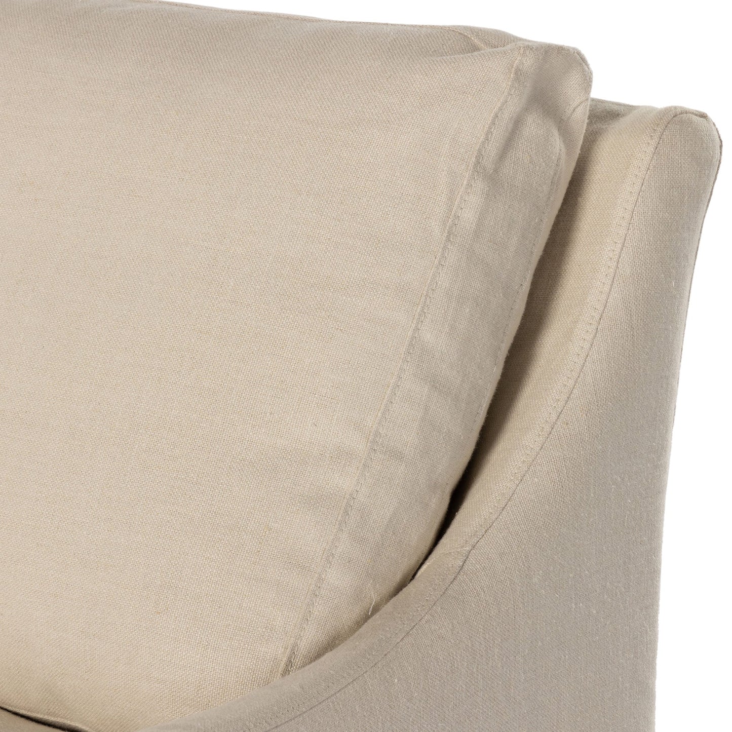 Housse pour chaise pivotante Four Hands Monette en couleur naturelle de Bruxelles