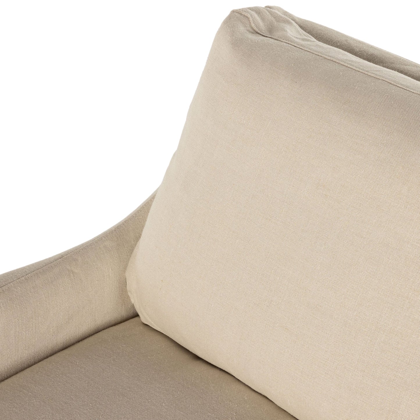 Housse pour chaise pivotante Four Hands Monette en couleur naturelle de Bruxelles
