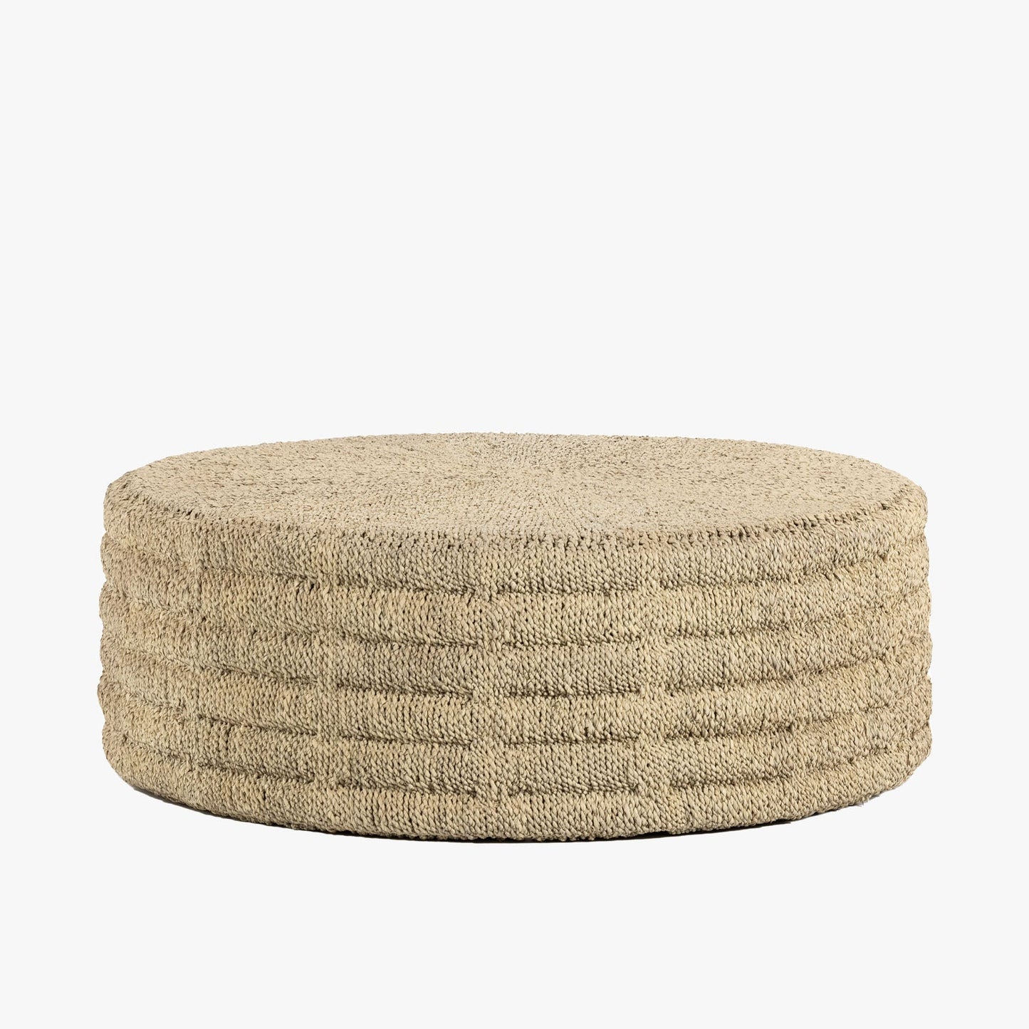 Table basse ronde Four Hands Pascal 42 en naturel clair