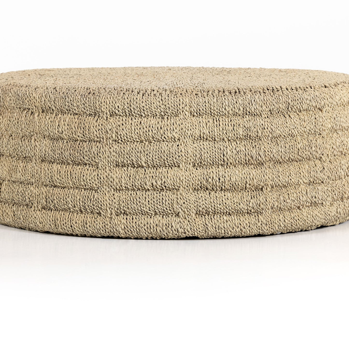Table basse ronde Four Hands Pascal 42 en naturel clair