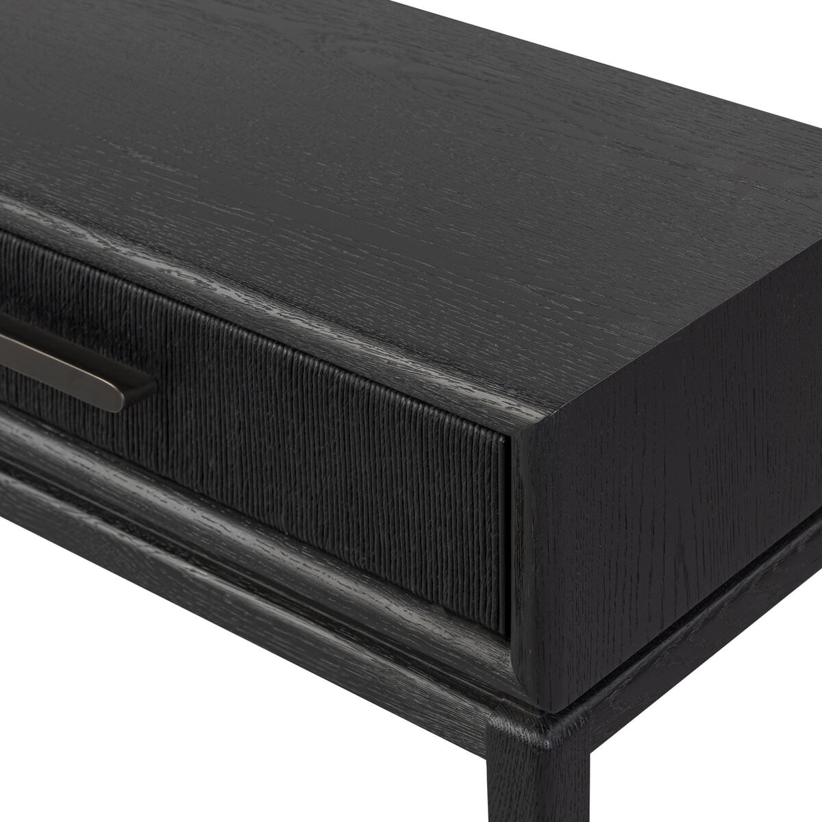Console Rosenell à quatre mains - 78 po en chêne noir massif