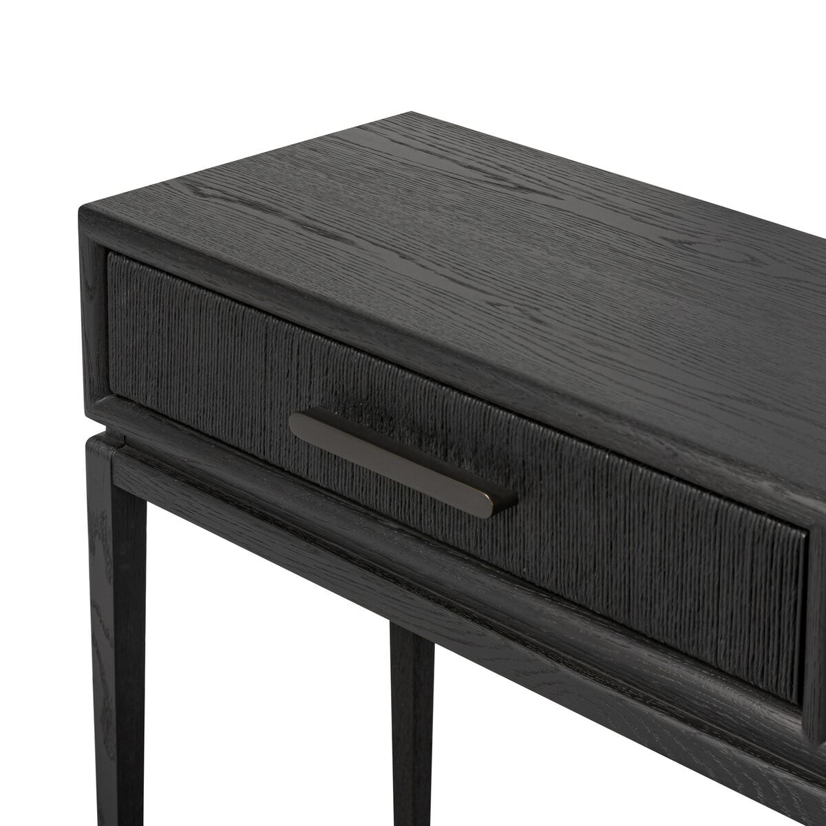 Console Rosenell à quatre mains - 78 po en chêne noir massif