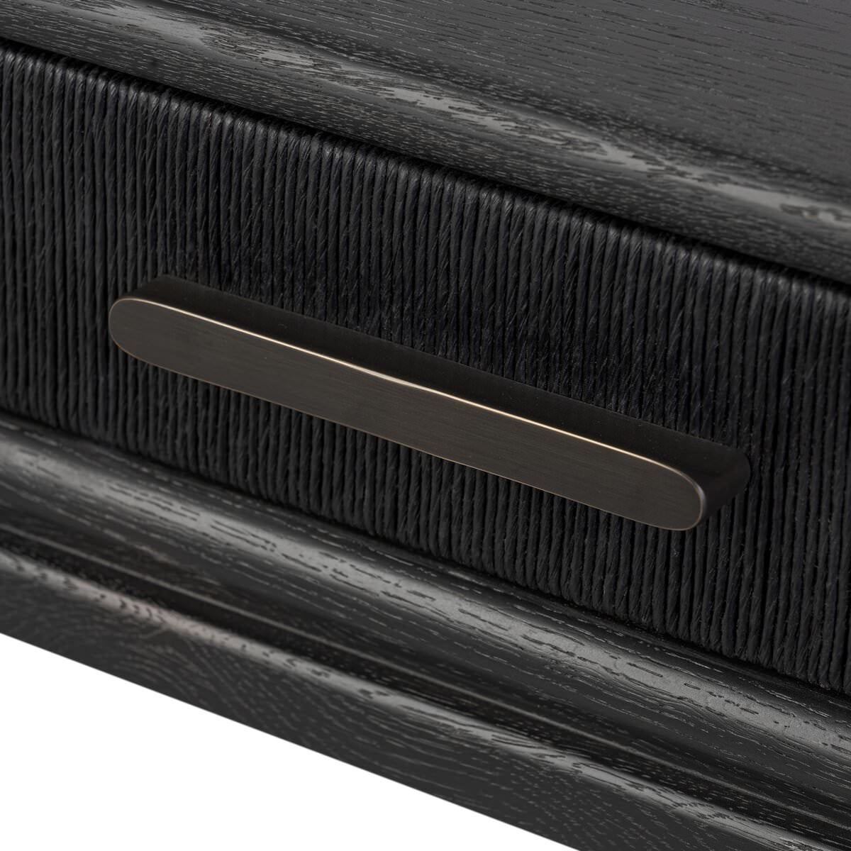 Console Rosenell à quatre mains - 78 po en chêne noir massif