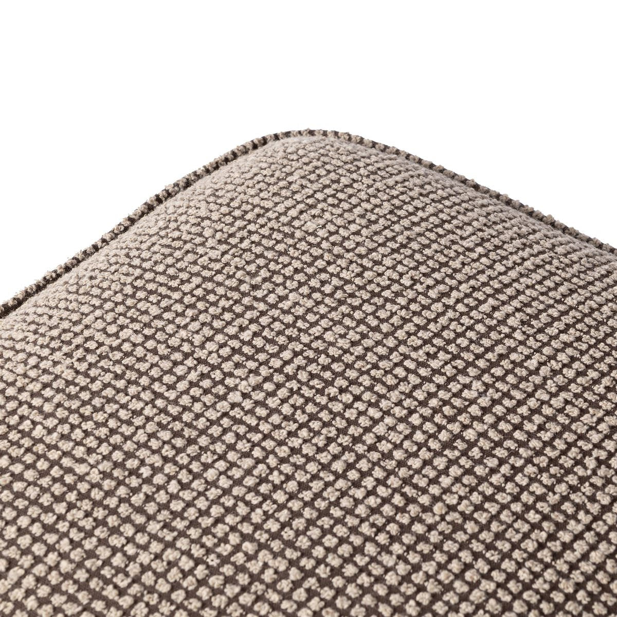 Pouf carré Sinclair Four Hands 21 en taupe Barrow