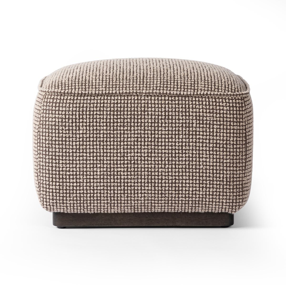 Pouf carré Sinclair Four Hands 21 en taupe Barrow