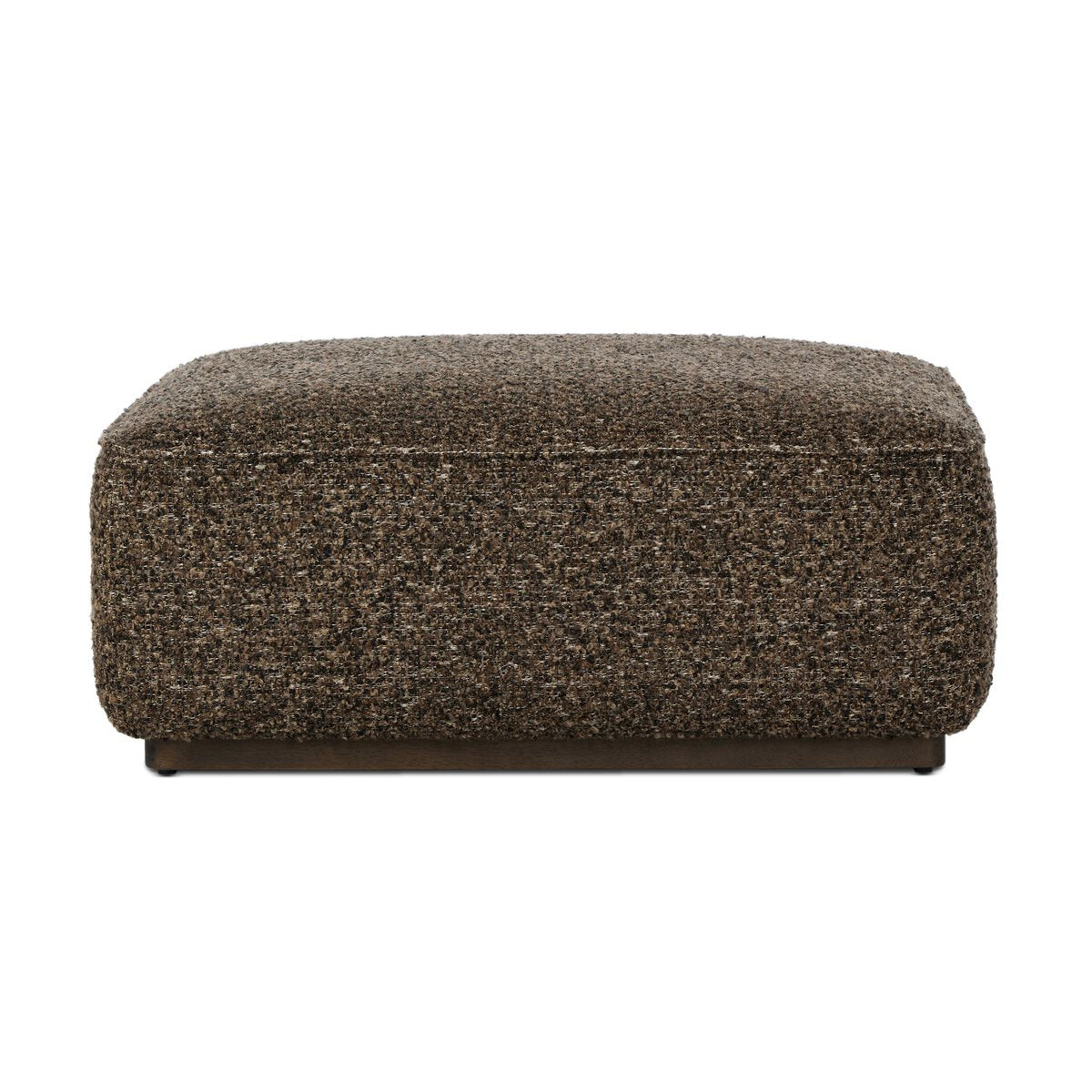Pouf carré Sinclair à quatre mains en granit Ivan