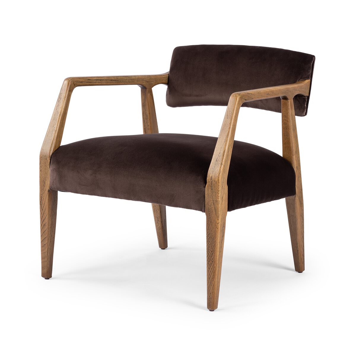 Fauteuil Tyler Four Hands en Surrey Cocoa