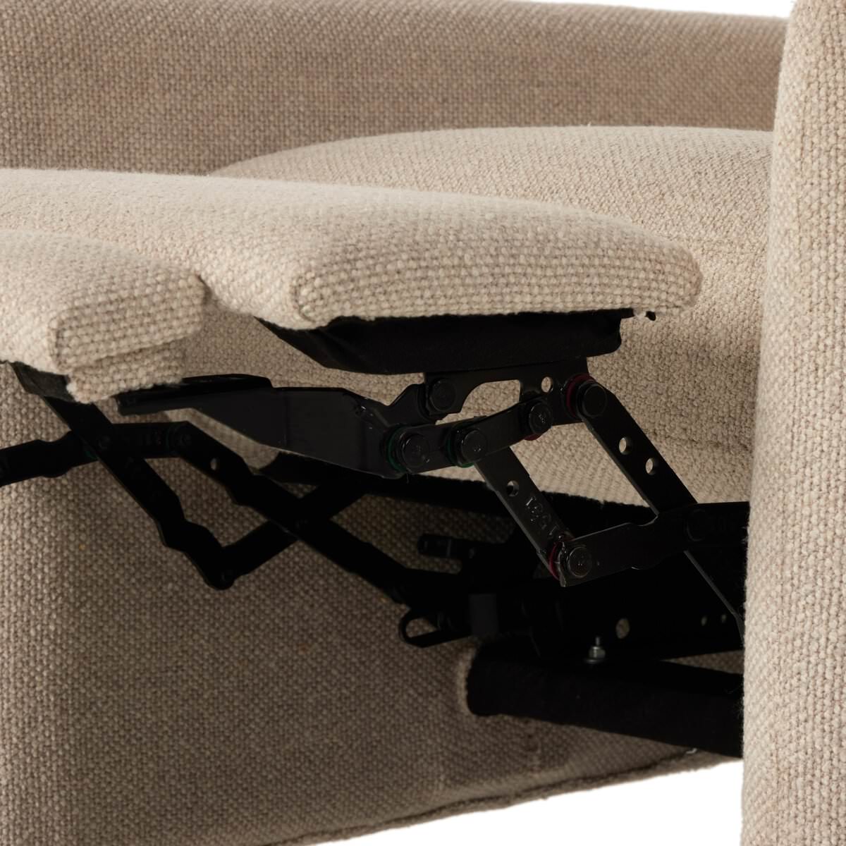 Fauteuil inclinable Wallen à quatre mains en Nova Taupe