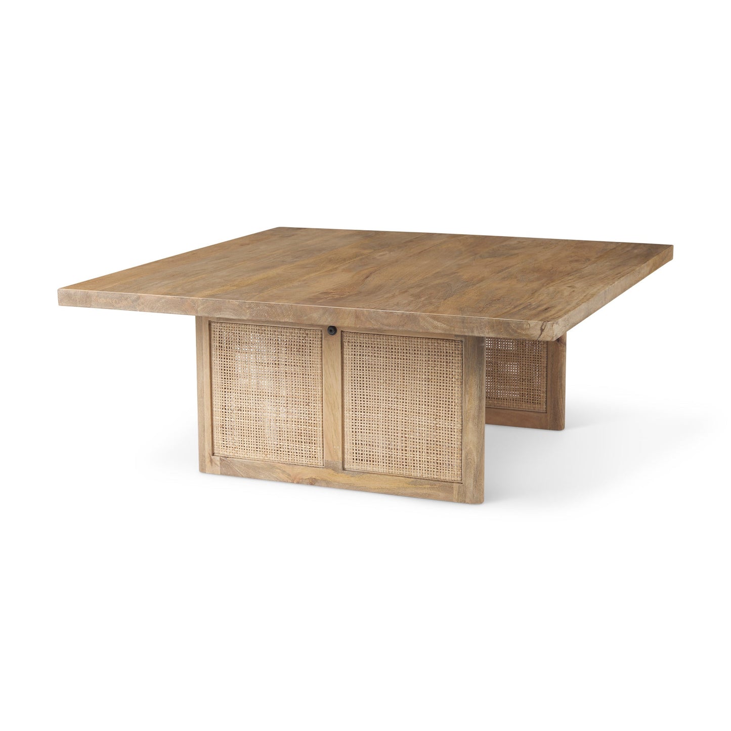 Table basse Georgia en finition délavée claire