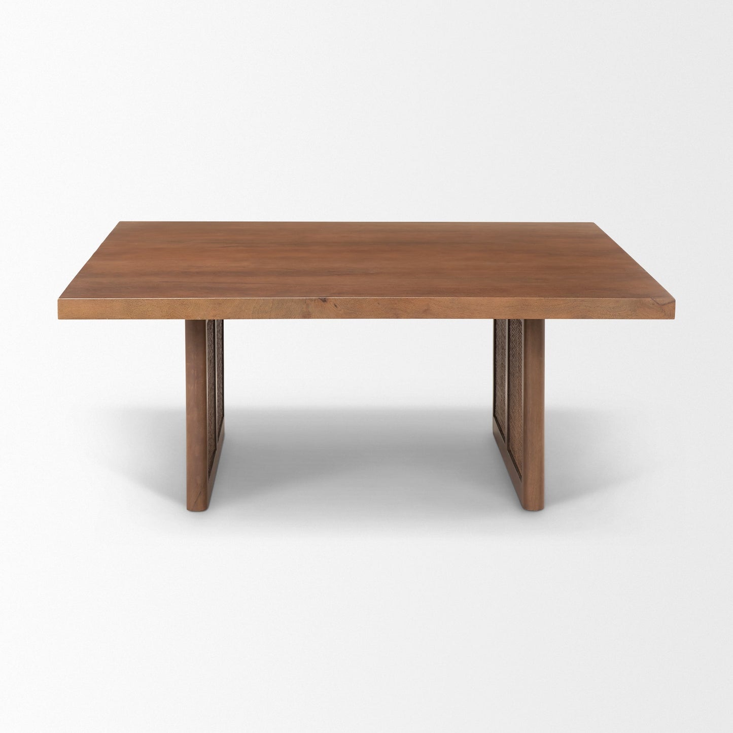 Table basse Georgia en finition délavée foncée