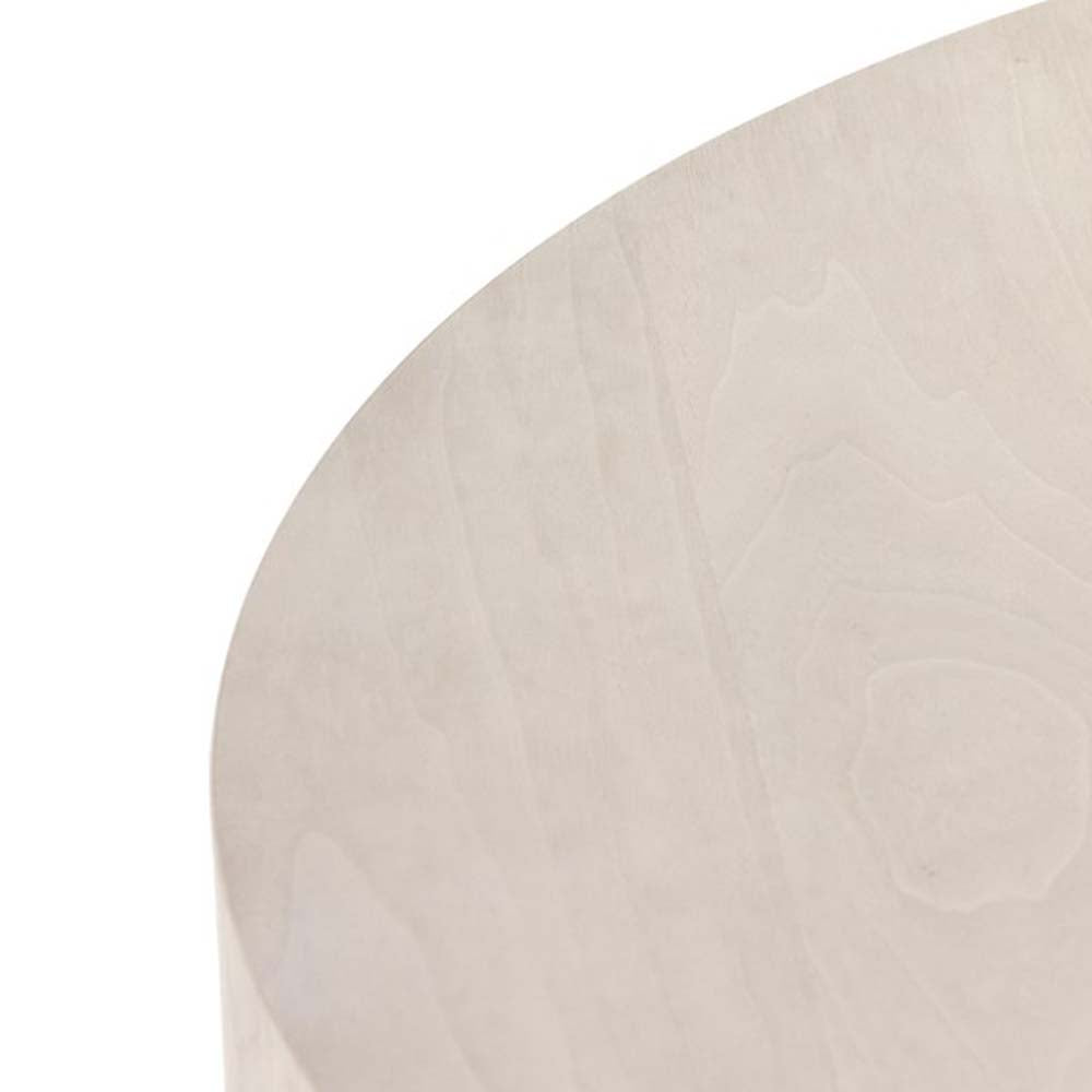 Table basse ronde Hudson Four Hands en noyer cendré