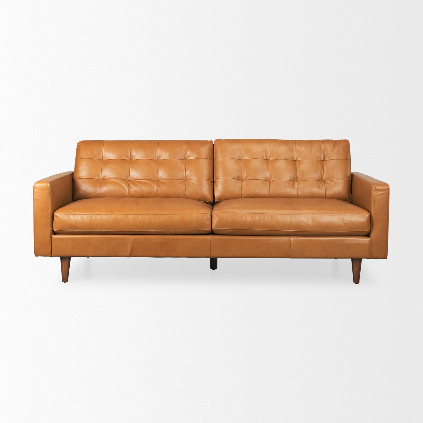 Canapé Oscar en cuir beige