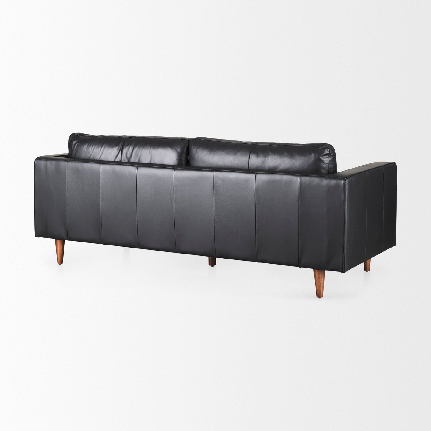Canapé Arne en cuir noir