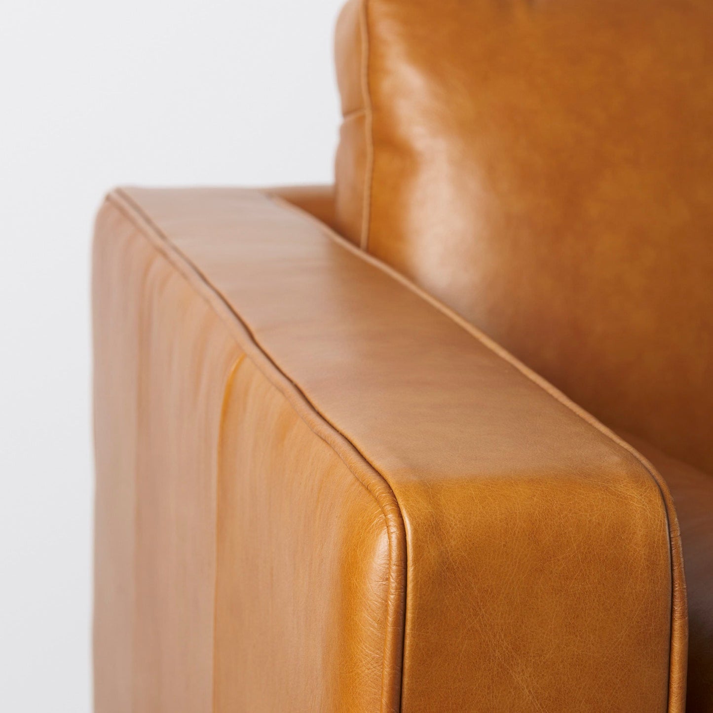 Canapé Arne en cuir beige