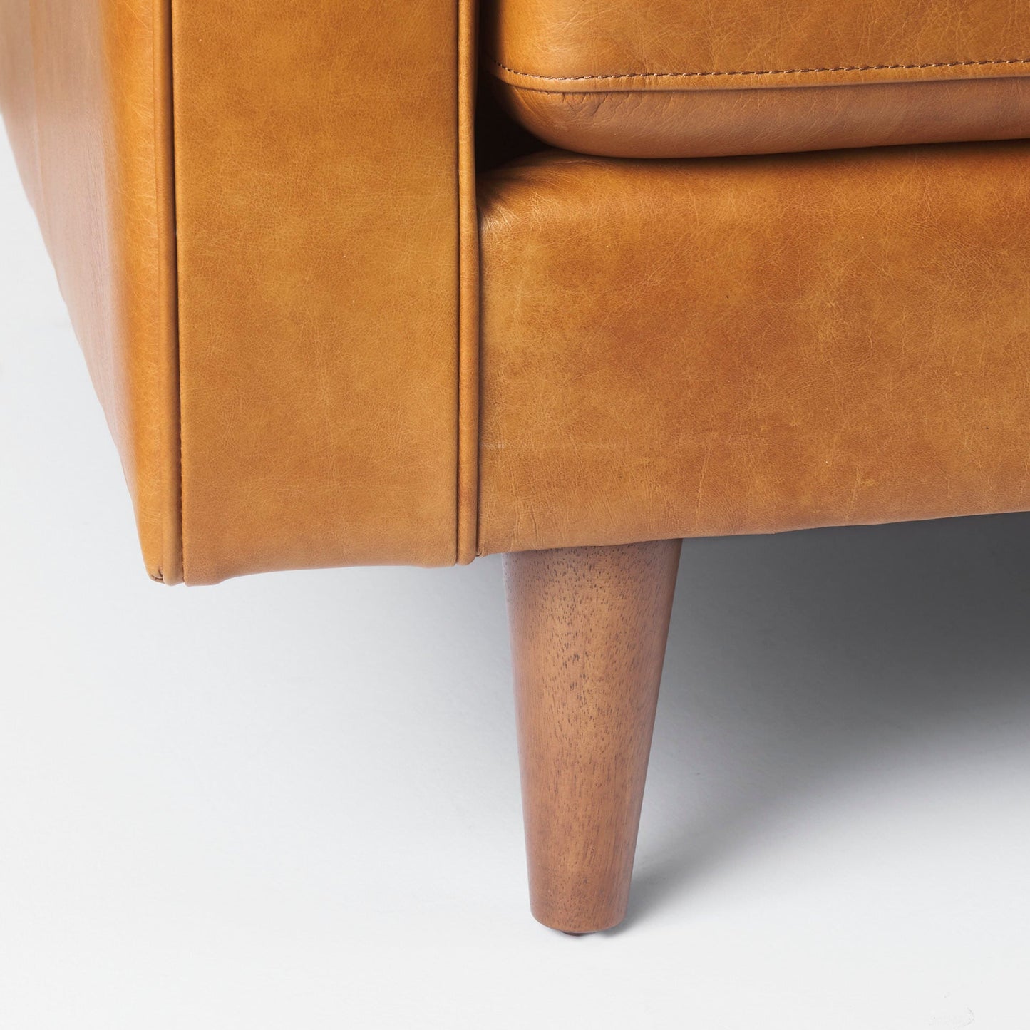 Canapé Arne en cuir beige