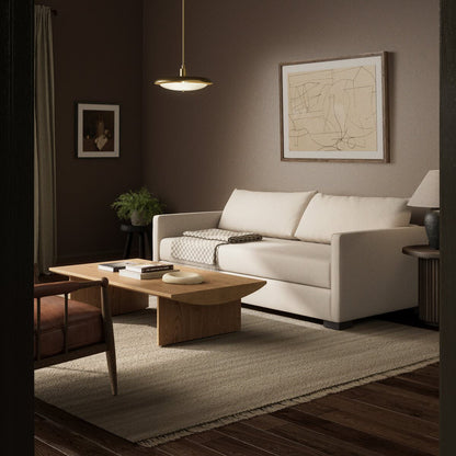 Canapé-lit Queen Wickham Four Hands en Crypton Nomad Marshmallow