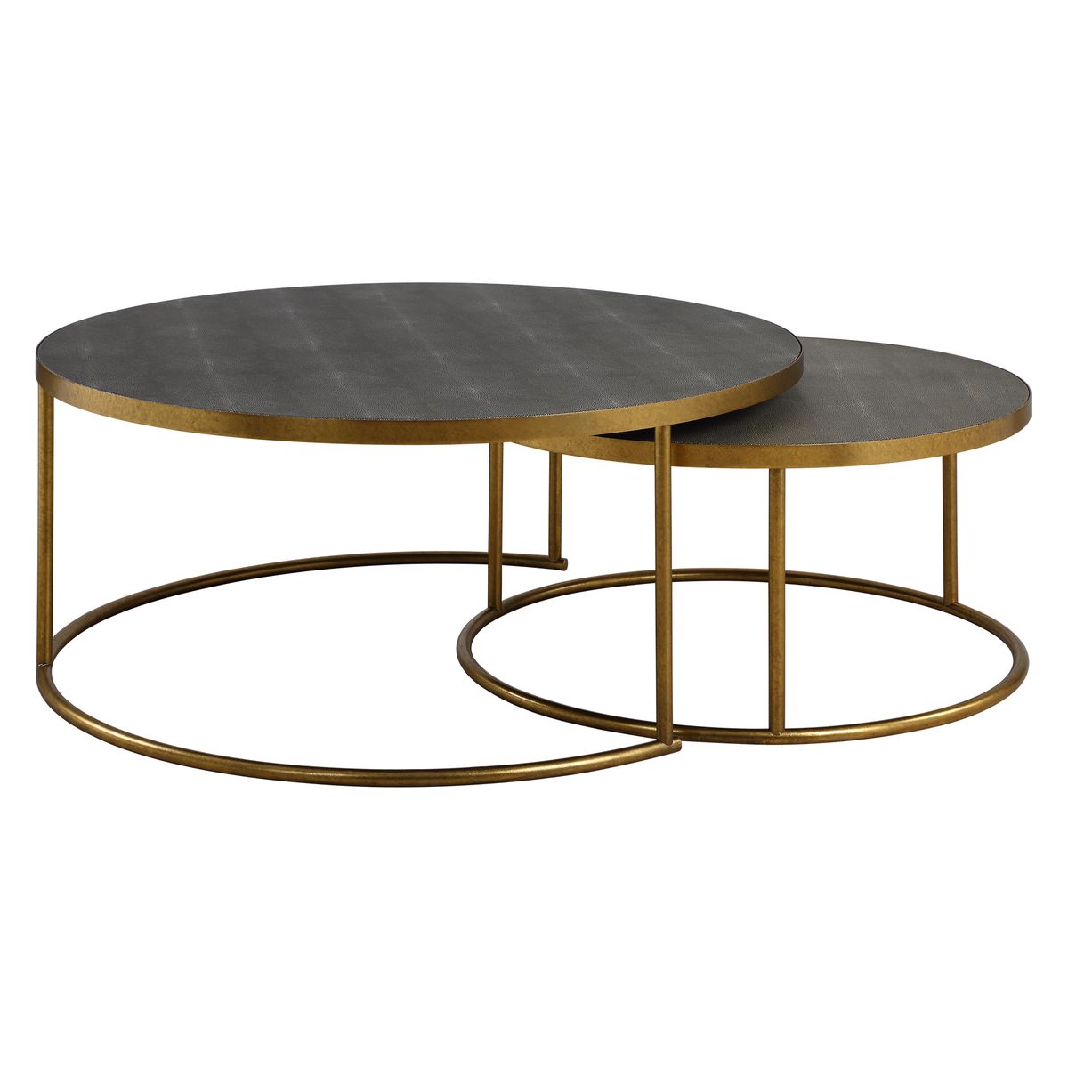 Tables basses gigognes Alston, lot de 2