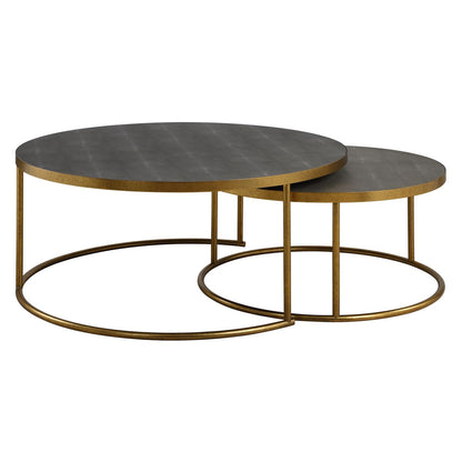 Tables basses gigognes Alston, lot de 2