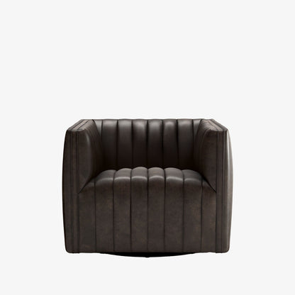 Chaise pivotante Augustine à quatre mains en Deacon Wolf 