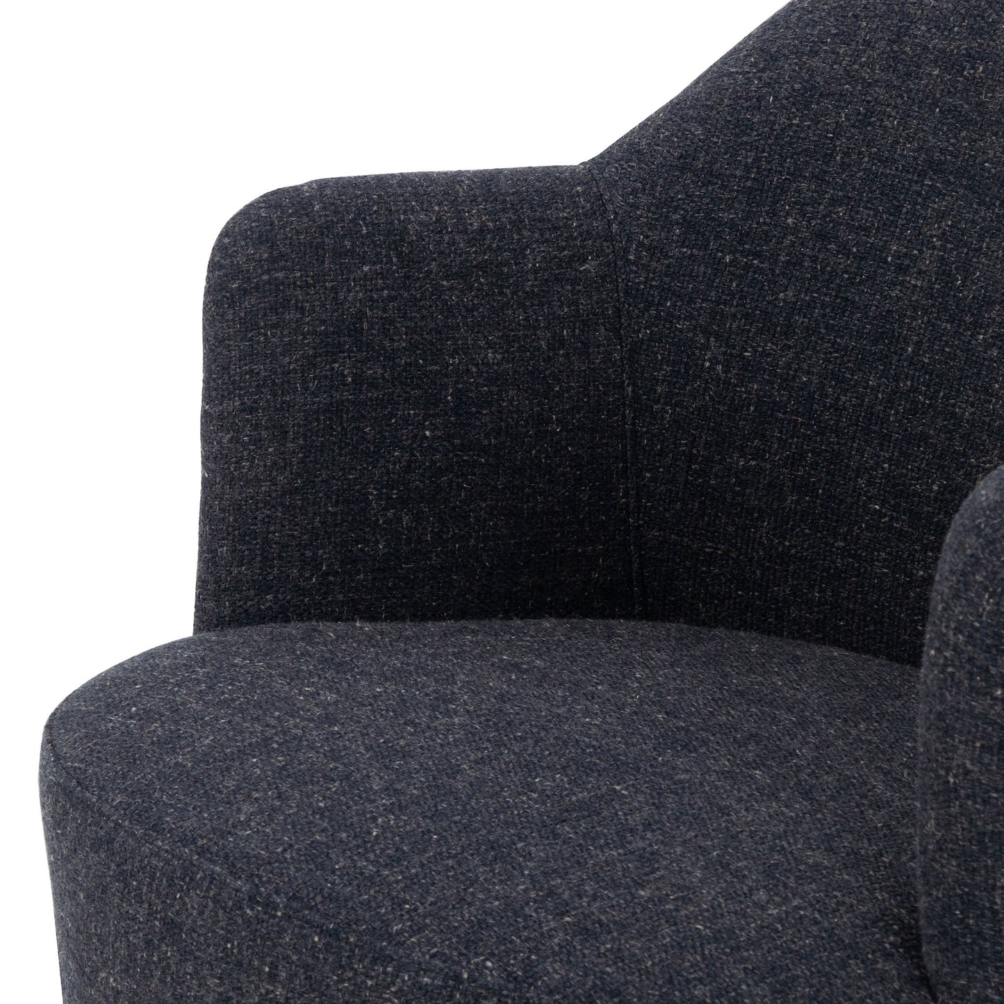 Chaise pivotante Four Hands Aurora en ardoise de la Tamise